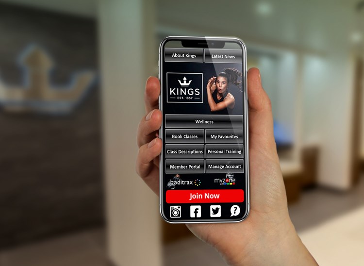 Kings Health Club and Marina  mobile websites