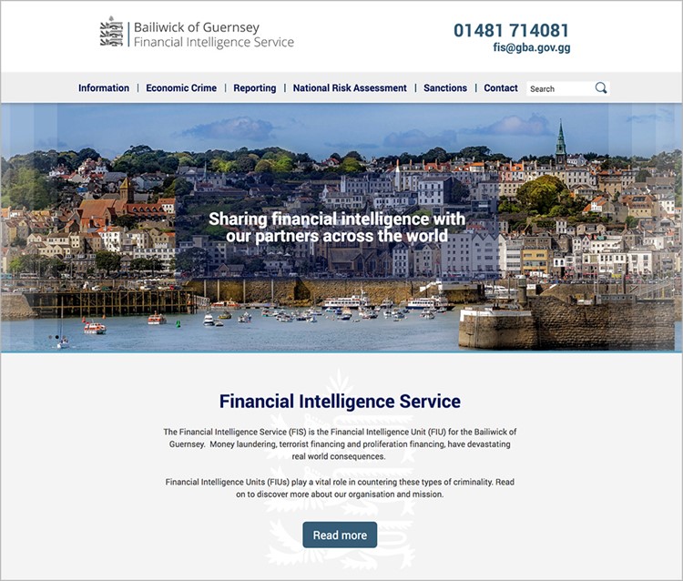 Financial Intelligence Service (FIS) website