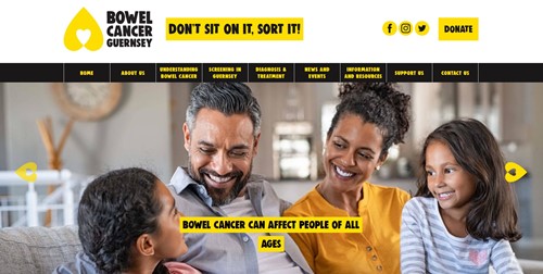 Bowel Cancer Guernsey website Home page