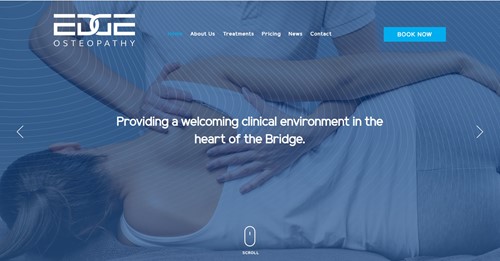 A new website for Edge Osteopathy